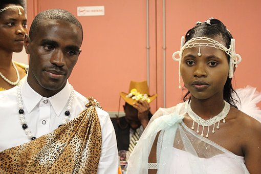 lovely black marriage